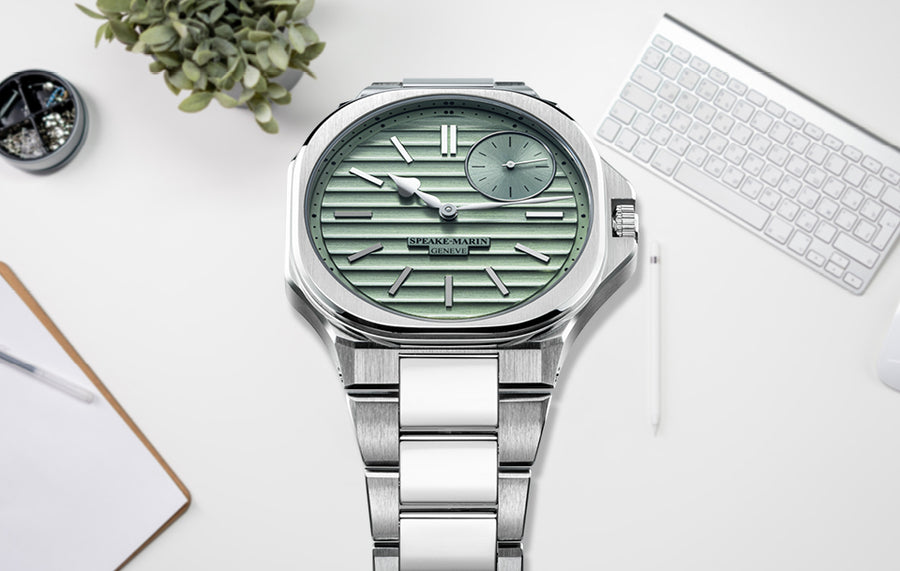 Ripples Metallic Green