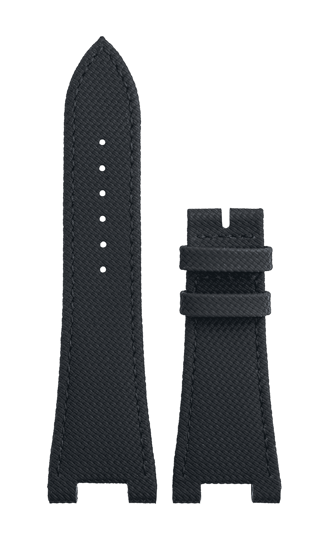 Ripples – Black Textile Rubber