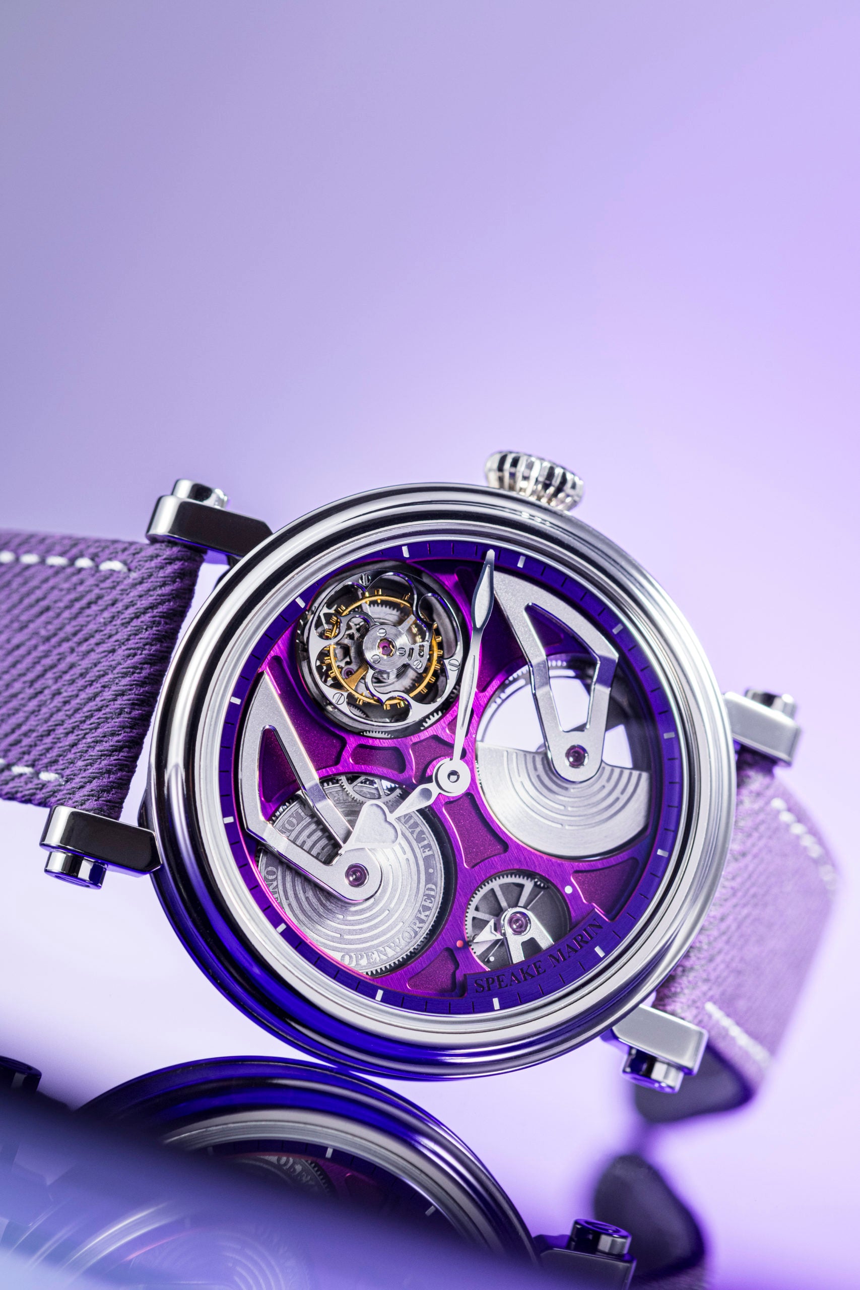 The Elegance of Dusk, Reimagined in Time, The Speake Marin Tourbillon Purple Hour