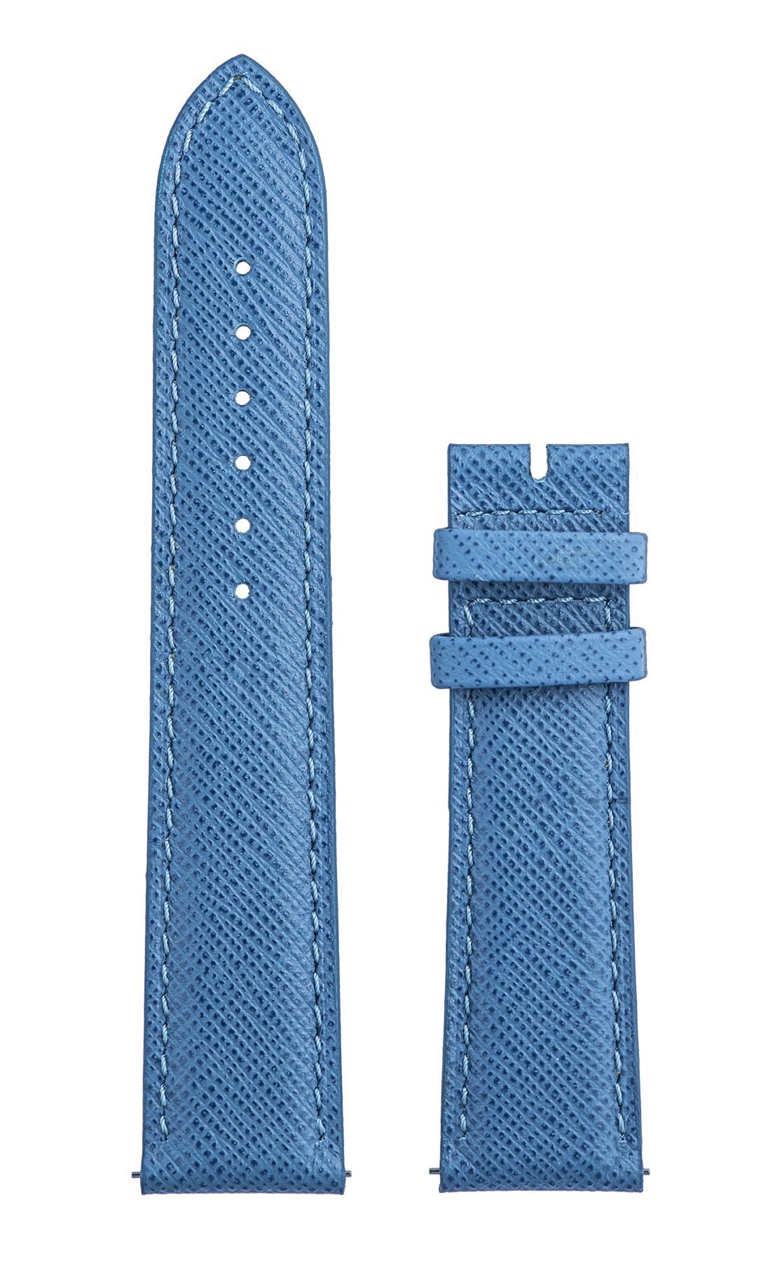 Piccadilly – Light Blue Saffiano Calf Leather