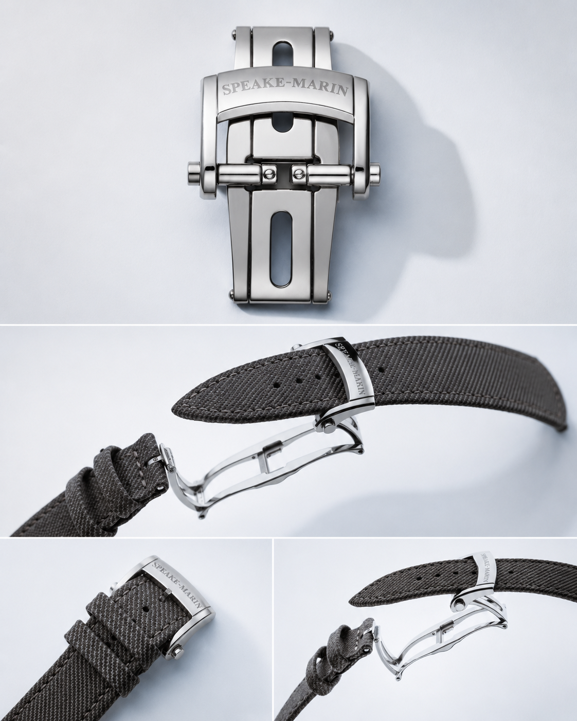 Titanium folding buckle