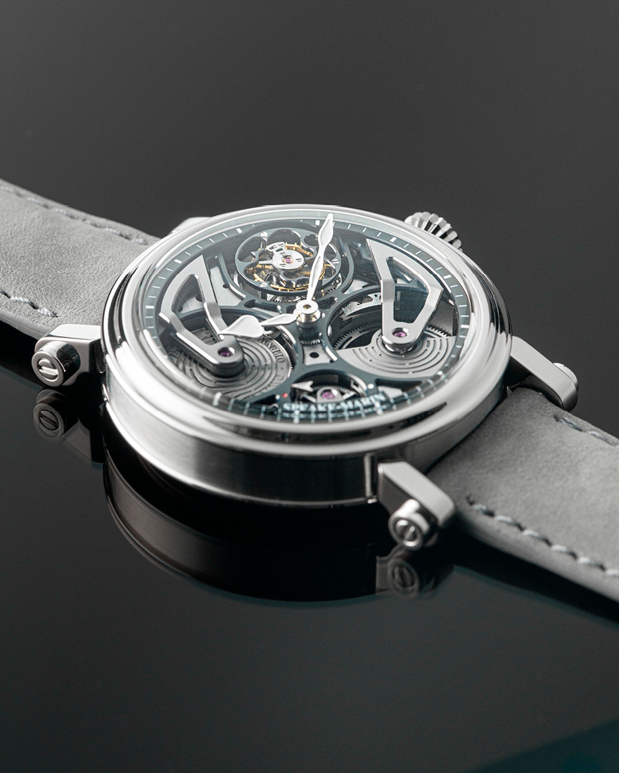 OPENWORKED TOURBILLON Titanium – Swiss luxury watches – Speake-Marin