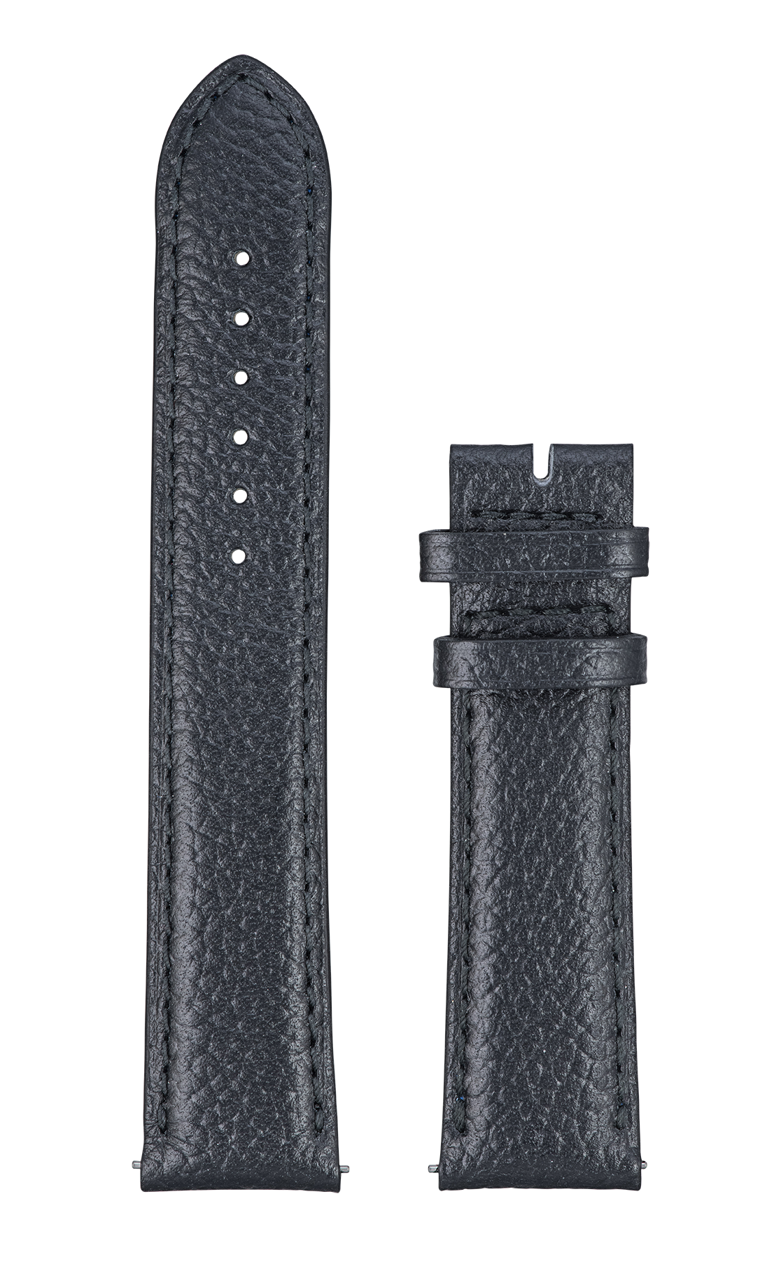 Black Grained Calf Leather