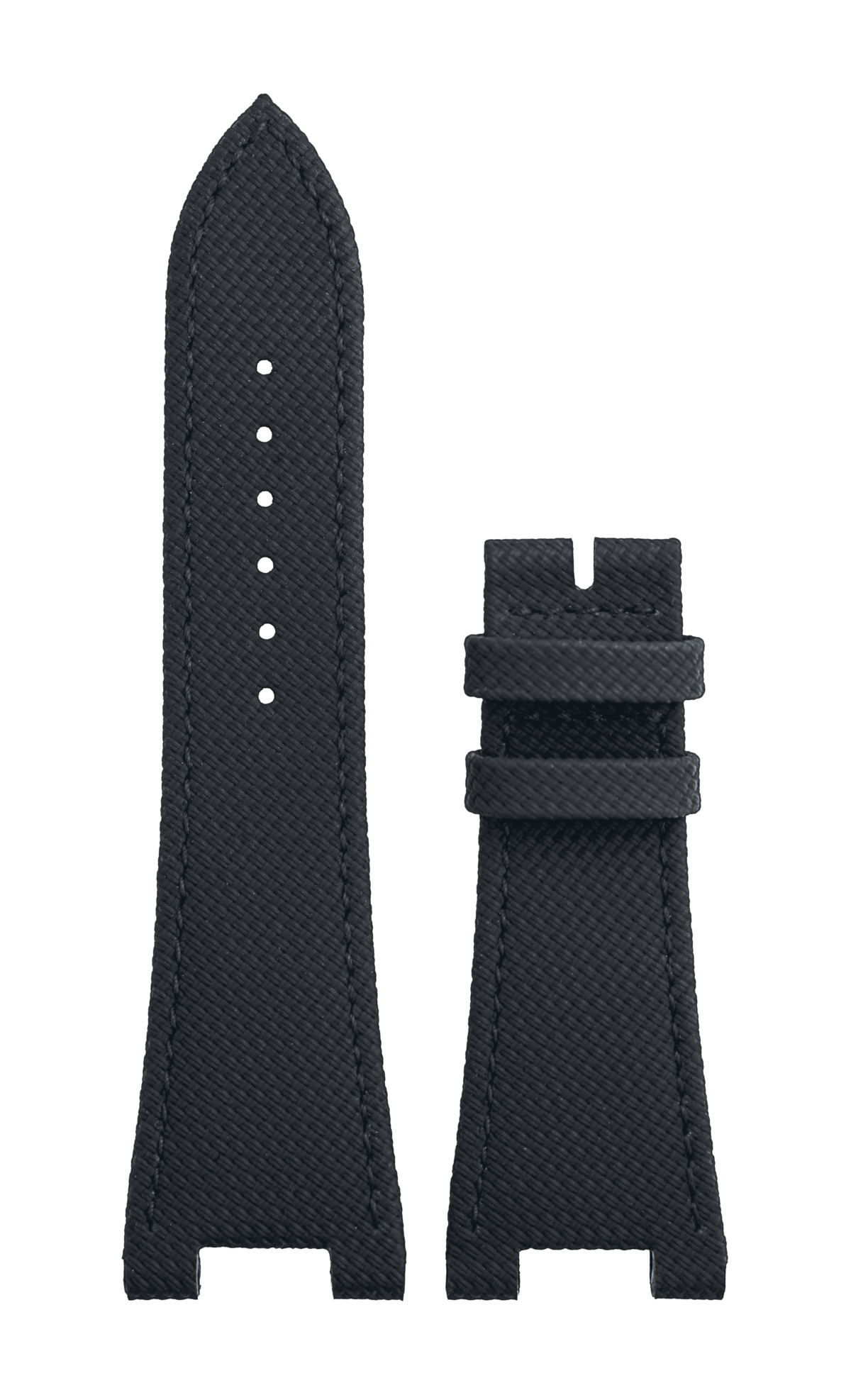 Black Textile Rubber