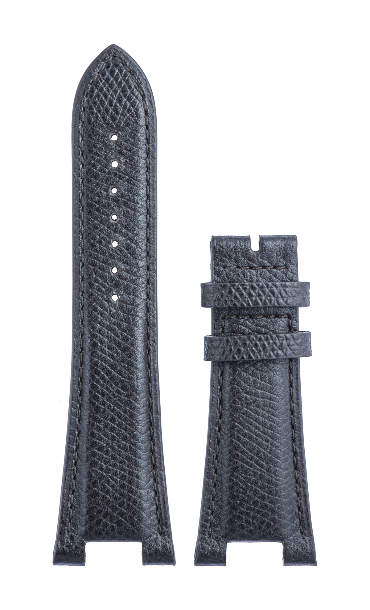Brown Grained Calf Leather