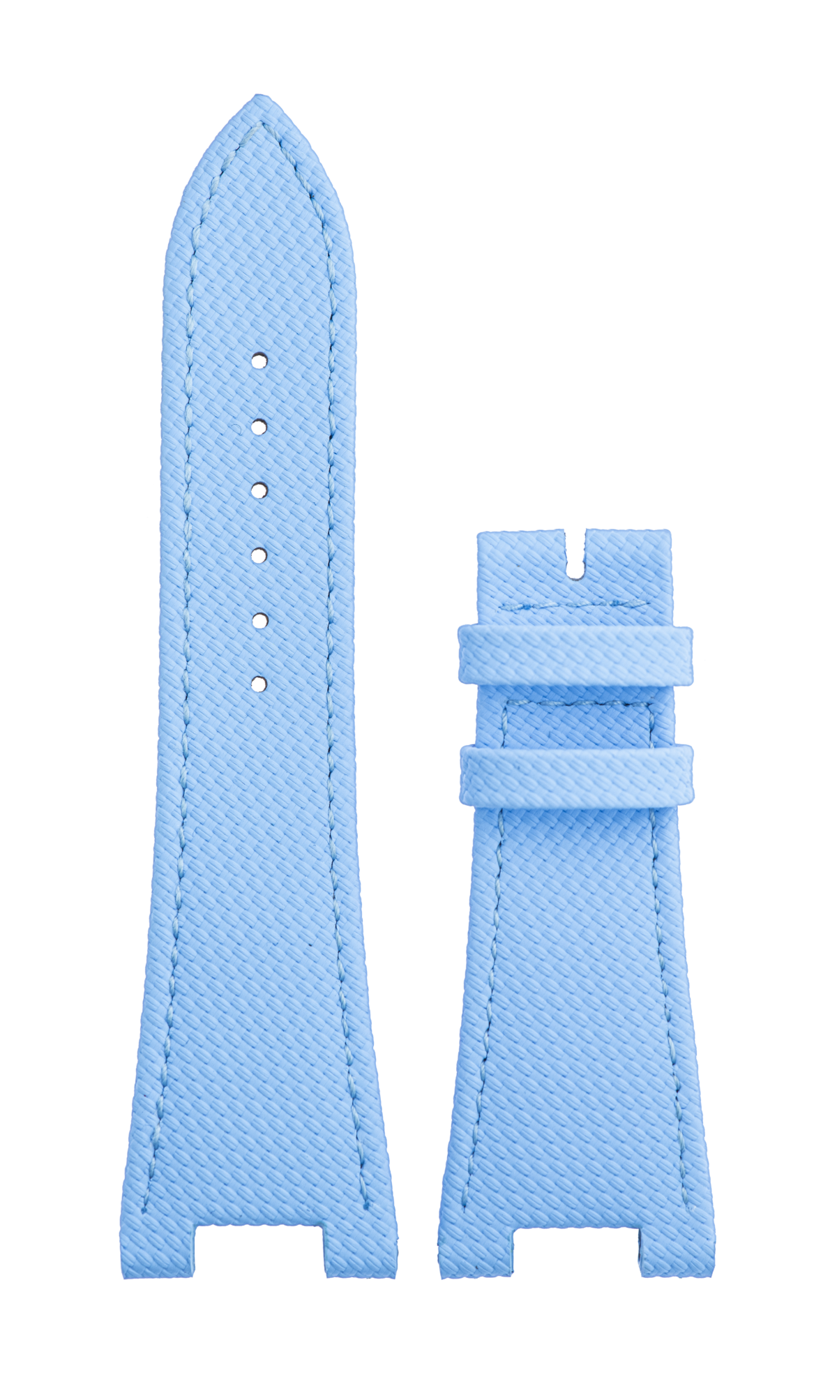 Sky Blue Textile Rubber